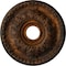 Ekena Millwork Granada Ceiling Medallion (Fits Canopies up to 6 5/8"), Hnd-Painted Rust, 18"OD x 3 1/2"ID x 2 1/2"P CM18GARUS - alternate 1